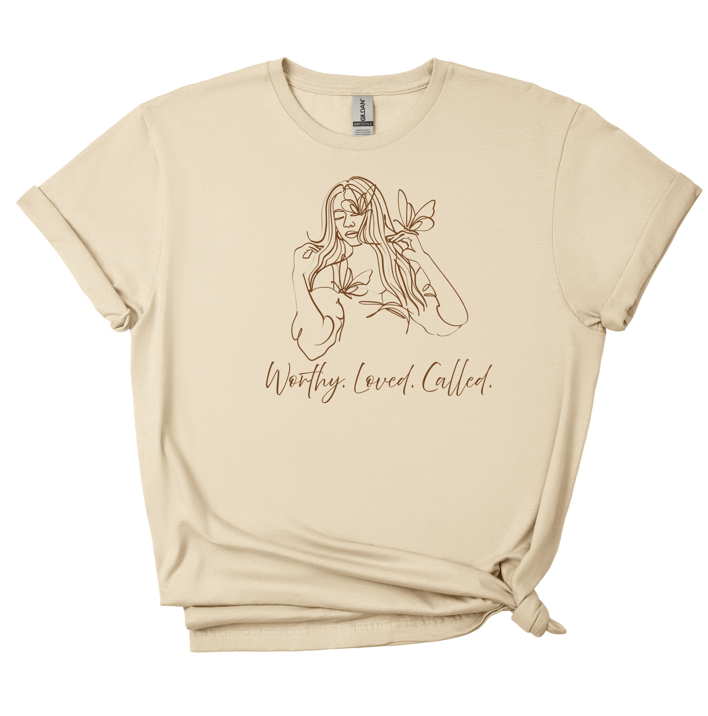Worthy,Loved, Called, – Christian Women’s T-Shirt