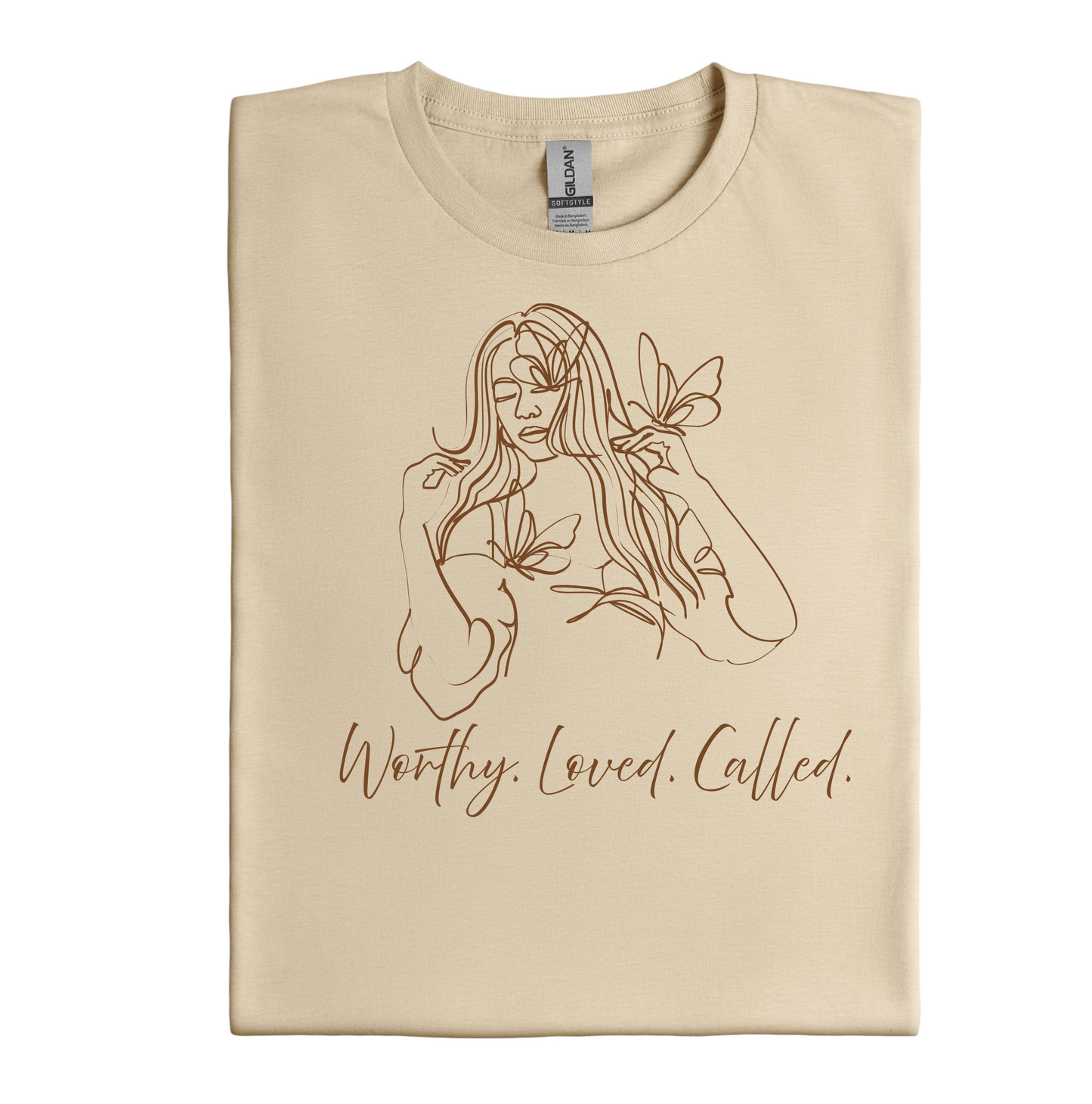 Worthy,Loved, Called, – Christian Women’s T-Shirt