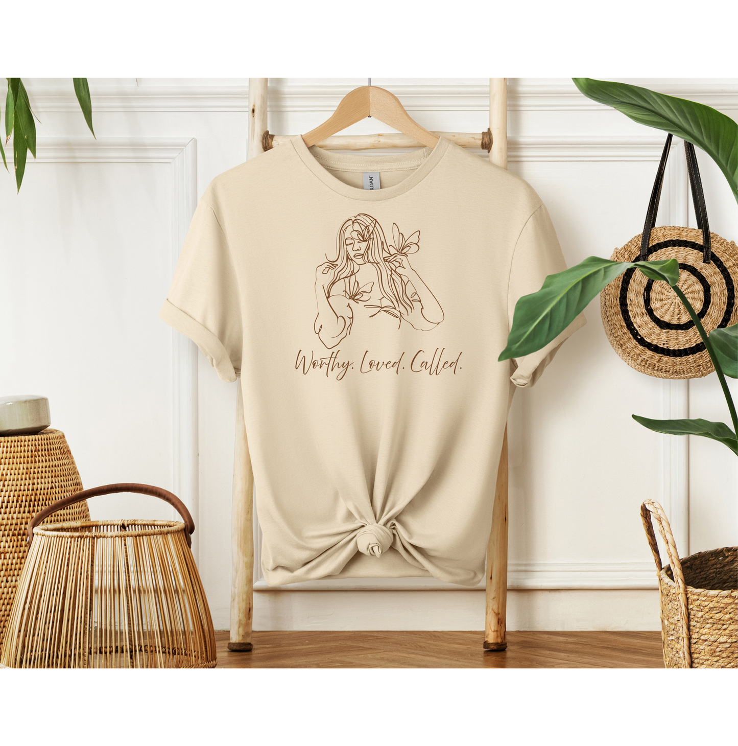 Worthy,Loved, Called, – Christian Women’s T-Shirt